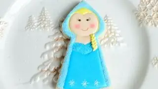 FROZEN ELSA DOLL COOKIES, HANIELA'S