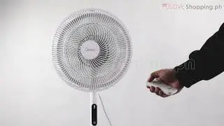 MIDEA 7 Blade Intelligent Electric Fan Remote Control Stand Fan | Love Shopping.ph