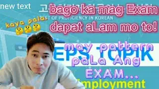 TIPS sa KLT exam #EXAM GUIDELINES #pagkakasunod sunod ng exam # Korean Life