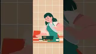 Cooking Story || Character animation || flame|| food || motion graphics