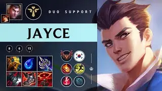 Jayce Support vs Skarner - KR Grandmaster Patch 25.24