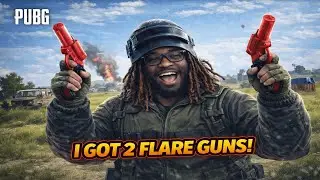 2 Flare Guns?? (TPP PUBG Battlegrounds Gameplay)