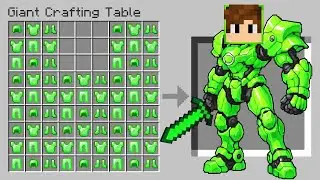 Cadres Faz ARMADURAS GIGANTES no Minecraft!