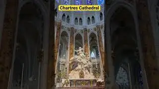 Chartres Cathedral. We made it there on pilgrimage! Ave Maria!