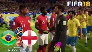 FIFA 18 WORLD CUP QUARTER FINAL BRAZIL v ENGLAND
