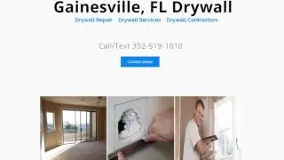 Drywall Repair in Gainesville FL 32606 - 352-519-1010