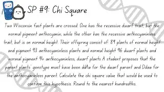 MM64: AP Bio Math Minute: Chi Square