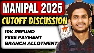 Manipal First Round Cutoff SHOCK | 2nd Round Me Kya Milega? | Cutoff Prediction & Analysis 2025