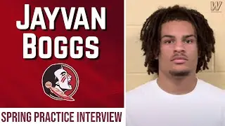 FRESHMAN WR Jayvan Boggs FSU Football SPRING PRACTICE Interview | FSU Football | Warchant TV #FSU