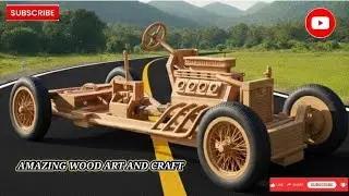 Real-Size Wooden Car Art | Full Video | Handmade Masterpiece