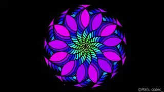flower design with python turtle/python turtle designs