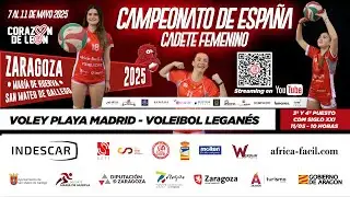CECF 2025 - TERCER Y CUARTO PUESTO -  CDE V&oacute;ley Playa Madrid - cvleganes.com - 
