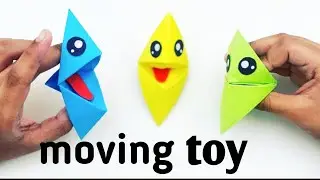 How To Make Easy Moving Paper Toy For Kids / NurseryCraft Ideas / Paper Craft Easy / KIDS crafts