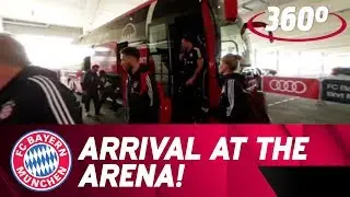 Arrival at the Allianz Arena in 360&deg; | FC Bayern