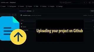 How to upload your projects on GitHub.