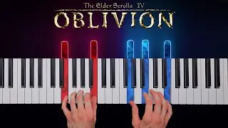 Oblivion - Auriel's Ascension - Piano Cover & Tutorial
