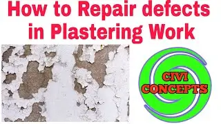 How to Repair Defects in Plastering Work