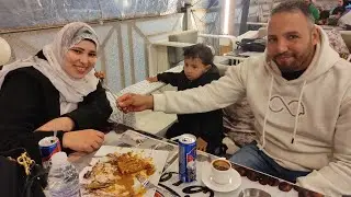 زوجى🧔حب يفسحنه🥳ويفرحنه قبل مايمشى أنا🎉 واولادى وشوفو😱عمل ليه ايه قدام الناس🥰احلا فسحه مع الحبايب 😘#