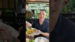 Authentic Negeri sembilan food in KL .imam yehaya will rate the food with calligraphy.p2#eatai