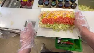 Pov: Making A Turkey Sub At Subway