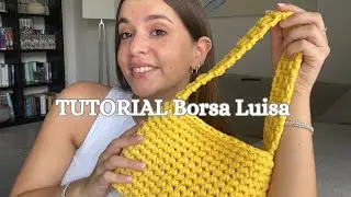 Tutorial Borsa Luisa - Borsa uncinetto per principianti in fettuccia - Macrè Bag