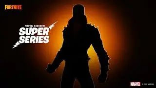 Our First Look At The GHOST RIDER Skin In Fortnite! (Marvel Knockout Super Series - GHOST RIDER)