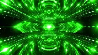 Green Neon Stage Lights Background | Free Video Backgrounds | MD Animated Background