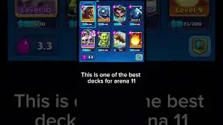 Good deck for arena 11 #clashroyale #gaming #supercell