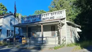 Spring Gap, Maryland: Old Post Office, Scenic Route 51, Campground & Towpath Along the C & O Canal