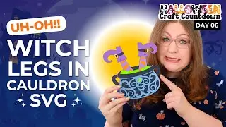 Witch Legs in Cauldron SVG 👻 HCC 2025