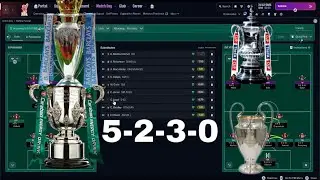 FM26 OP STIKERLESS TACTIC!!! overpowered 5-2-3-0 in FM!!! 30+ shots PG, 5XG PG!!!