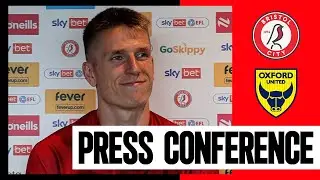 Emil Riis on settling in, scoring goals and more! | Press Conference | Bristol City vs Oxford United