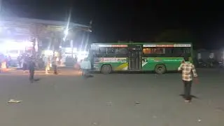 Ilkal bus comming in Vijayapura satellite bus stand 