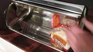 Home-it Stainless Steel Bread Box * REVIEW *