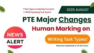📌 PTE Major Changes in August 2025 &ndash; Detailed Explained in 45 Minutes!