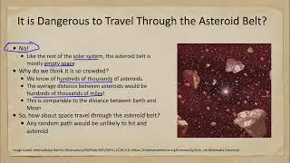 Misconceptions - The Asteroid Belt is a Dangerous Place