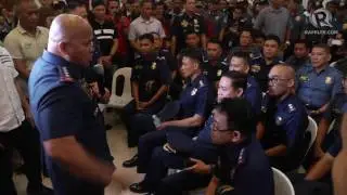 Angry PNP chief Dela Rosa faces 'narco-cops': You're shameful