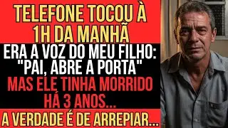 TELEFONE TOCOU À 1H: ERA MEU FILHO FALECIDO. QUANDO ABRI A PORTA, NÃO ACREDITEI NO QUE VI