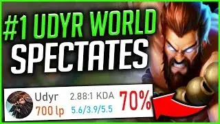 #1 UDYR WORLD SPECTATES 700LP WIN RATE CHALLENGER UDYR! SEASON 9 UDYR GAMEPLAY! - League of Legends