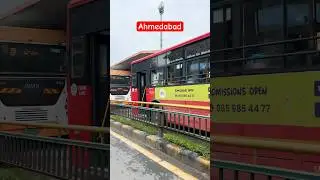 BRTS & AMTS Bus Service In Ahmedabad | Bus Ride In India #shortsbeta