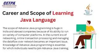 Learn Java Course by Industry Expert in Noida