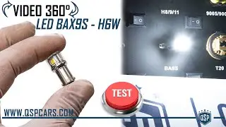 Lampadine LED BAX9S QualitySpCars TEST Accensione e Vista Prodotto Fra le Mani | QSPCARS.COM Auto