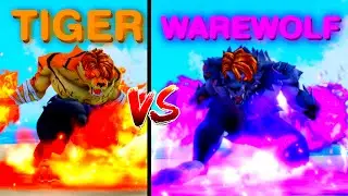 INSANE... Tiger VS Warewolf in Blox Fruits