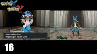 How to get MEGA Ring (mega evolution) in Pokemon X- Gameplay Walkthrough Part 16 (Citra 3Ds)