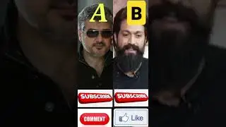 Ajith Kumar Vs Yash #shorts #ytshorts #youtube #education #viral #vs #ajithkumar #yash