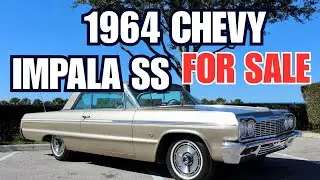 1964 CHEVROLET IMPALA SUPER SPORT FOR SALE 327 V8 LOW MILEAGE CLASSIC CAR ORIGINAL CALIFORNIAN