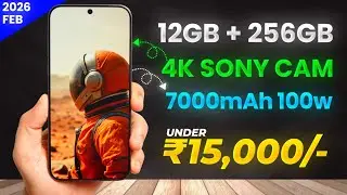 Top 5 Best Smartphones Under ₹15,000 in February 2026 | Camera + Gaming + 5G🔥