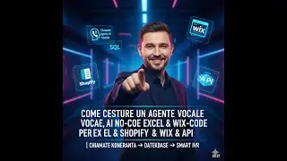 Come creare un Agente Vocale con IA senza codice per Excel, SQL, Shopify, Wix e API | entrata &rarr; DB