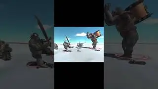 Robots vs. King Xiang &mdash; a battle simulator in Animal Revolt #arb #shorts #game #arbs
