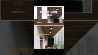 🧱Upgrade the fifth wall. Elevate every angle.👩&zwj;💻 Designer Soffit Panels that redefine design#viral